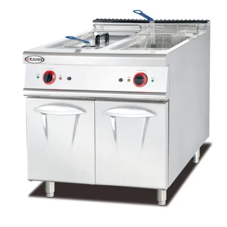 Electric fried chicken food frying machine DF-785 28L+28L